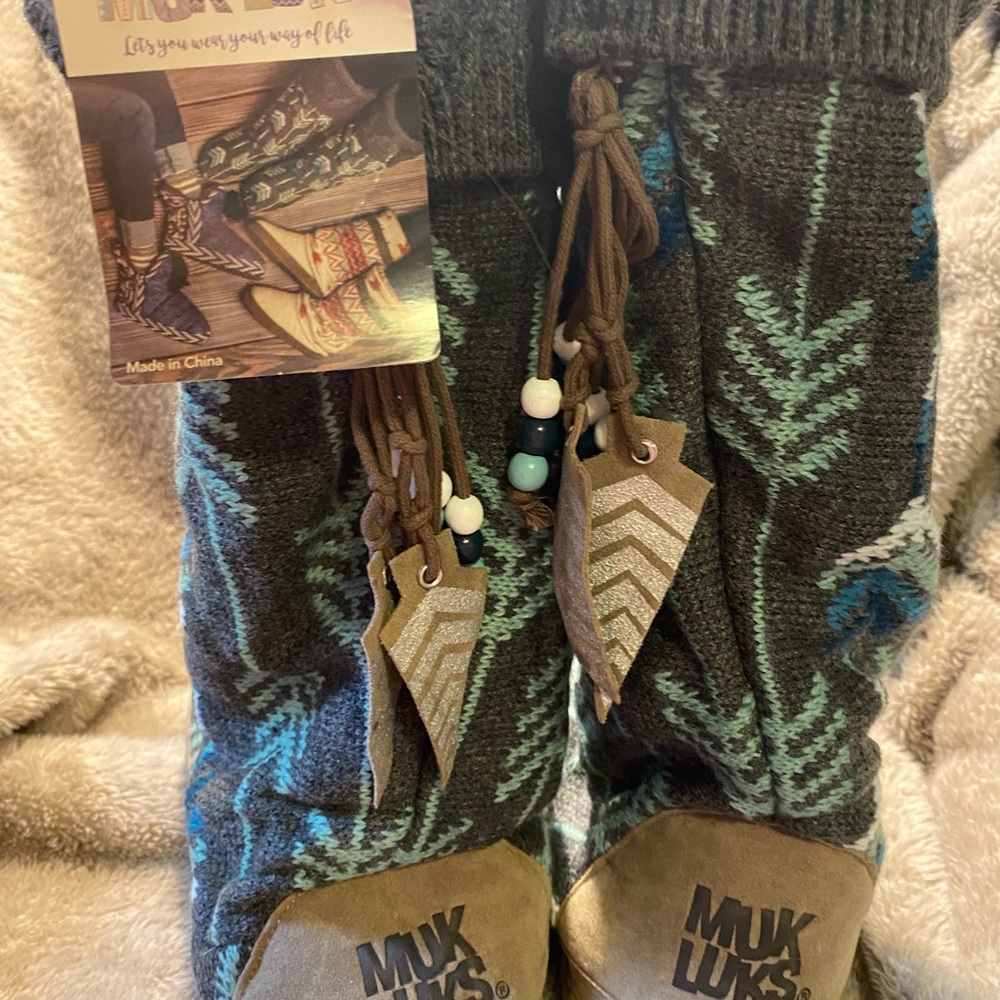 Muk Luks tall slipper boot
